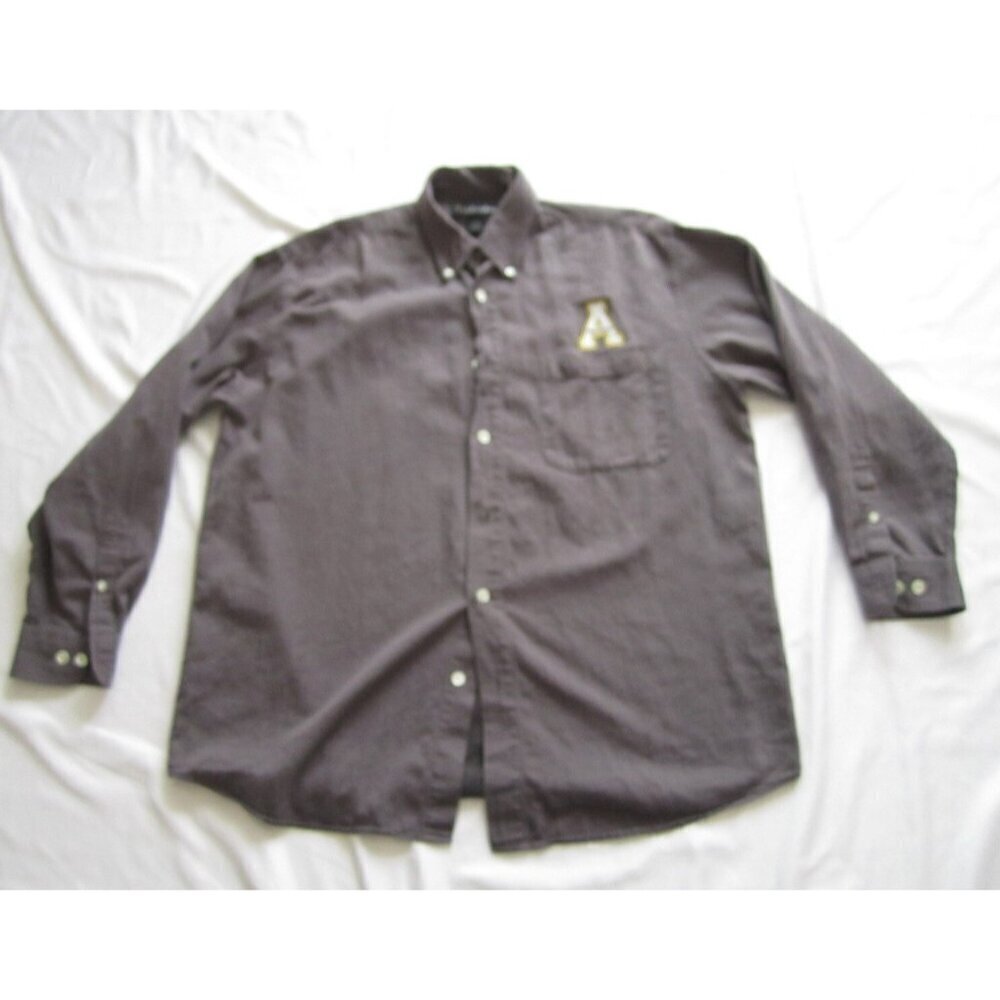 Men's Appalachian State University Mountaineers Button Long Sleeve Shirt (MT515)